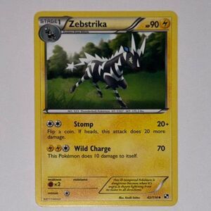 POKEMON CARD: Zebstrika #42/114 (Pokemon Black & White)